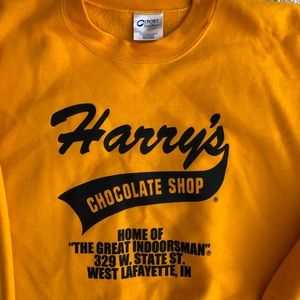 harry's chocolate shop sweatshirt